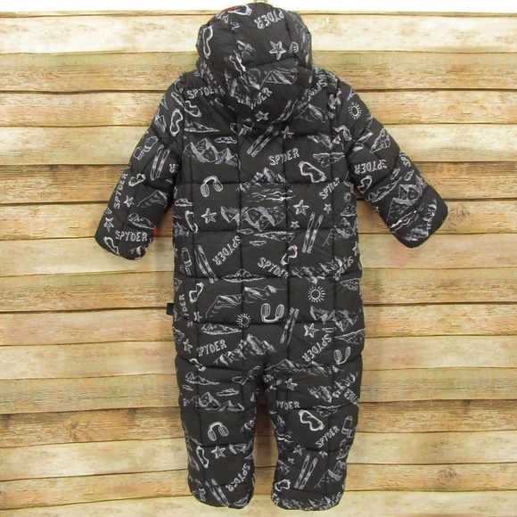 SPYDER 18M Black/White/Red Snowsuit - Picture 7 of 16